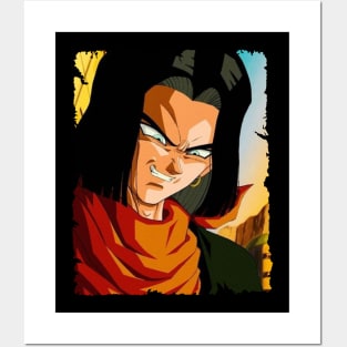 ANDROID 17 MERCH VTG Posters and Art